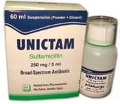 UNICTAM 250 MG / 5 ML SUSP 60 ML يونيكتام 250 مجم / 5 مل شراب 60 مل
