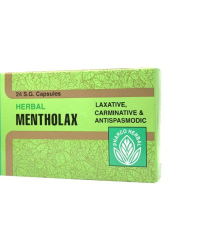 HERBAL MENTHOLAX 24 CAP هيربال مينثولاكس 24 كبسولة