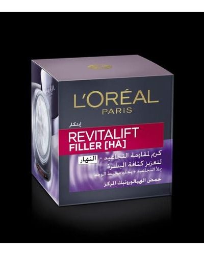 LOREAL REVITALIFT FILLLER (HA) ANTI-AGEING NIGHT CR. 50ML مضاد للشيخوخة