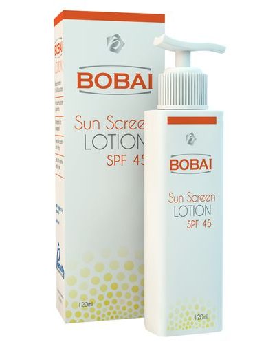 BOBAI SUNSCREEN SPF 45 – 120 ML LOTION واقي شمس بمعامل حماية 45-120 مل