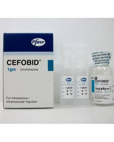 CEFOBID 1 GM 1 VIAL سيفوبيد 1 جم 1 فيال
