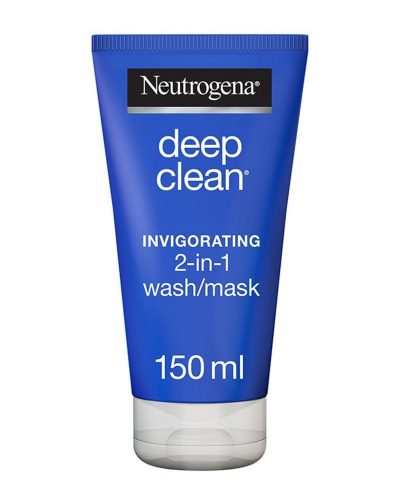 NEUTROG. DEEP CLEAN WASH&MASK 2*1 150ML F.SK غسول للوجه