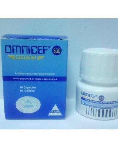 OMNICEF 300 MG 10 CAP أومنيف 300 مجم 10 كبسولات