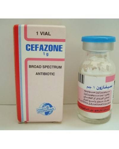 CEFAZONE 1 GM 1 VIAL سيفازون 1 جم 1 فيال