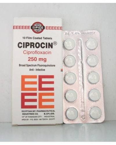 CIPROCIN 250 MG 10 TAB سيبروسين 250 مجم 10 اقراص