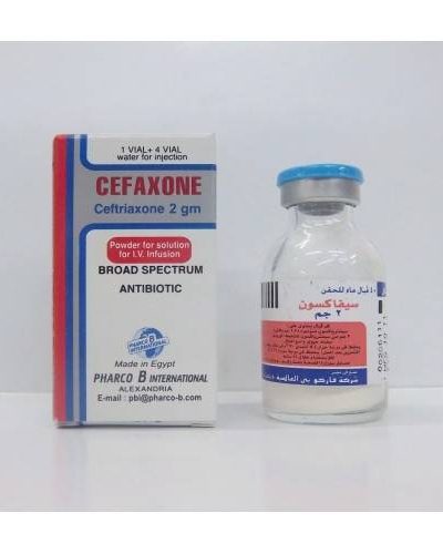 CEFAXONE 2 GM I . V 1 VIAL سيفاكسون 2 جم - 1 فيال