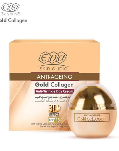 EVA COLLAGEN ANTI -WRINKLE GOLD DAY CR. 50ML إيفا كولاجين مضاد للتجاعيد جولد داي CR. 50 مل
