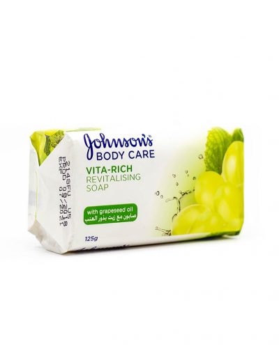 J&J VITA-RICH SOAP 125GM GRAPSEED OIL