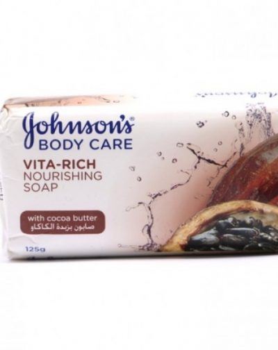 J&J VITA-RICH SOAP 125GM COCOA BUTTER