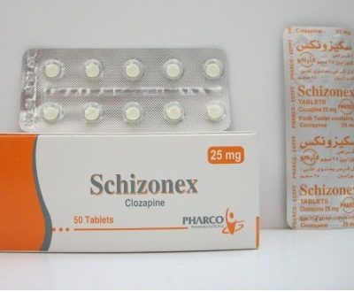 SCHIZONEX 25 MG 50 TAB شيزونكس 25 مجم 50 قرص