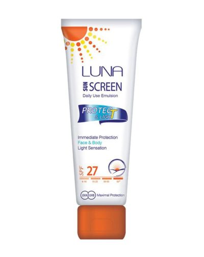 LUNA SUN BLOCK LOT. 130ML SPF27 TUBE لونا واقى من أشعة الشمس