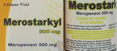MEROSTARKYL 500 MG I.V 1 VIAL ميروستاركيل 500 مجم في 1 فيال