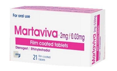 MARTAVIVA 2 MG / 0.03 MG 21 TAB مارتافيفا