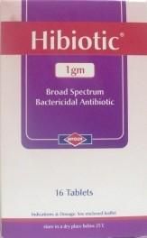 HIBIOTIC 1 GM 16 TAB هيبيوتيك 1 جم 16 قرص