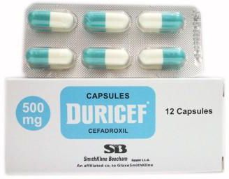 DURICEF 500 MG 12 CAP دوريسيف 500 مجم 12 كبسولة