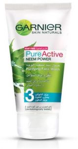 GARNIER PURE ACTIVE NEEM POWER PURIFING FACE WASH 50ML غسول نيم باور المنقي للوجه - 50 مل