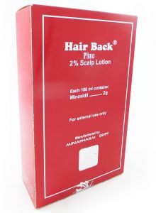 HAIRBACK PLUS 2% SCALP LOTION 100 ML هيرباك بلس 2٪ لوشن لفروة الرأس 100 مل
