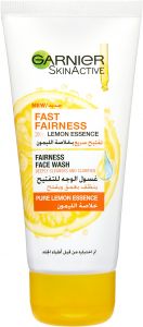 GARNIER FAST FAIRNESS FACE WASH 100ML غسول للوجه سريع التفتيح 100 مل