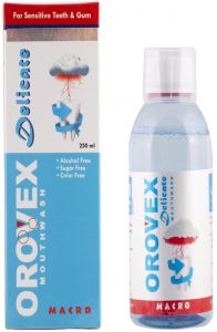 OROVEX DELICATE MOUTH WASH 250 ML أوروفكس غسول للفم رقيق 250 مل