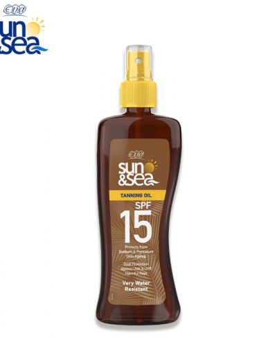 EVA SUN&SEA TANNING OIL SPF15 200ML